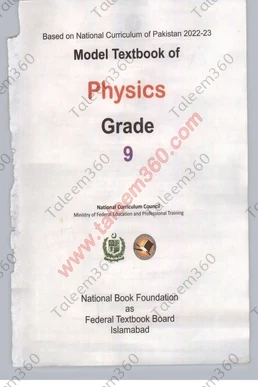 9th Class Physics Federal Board Text Book 2025 PDF - Taleem360