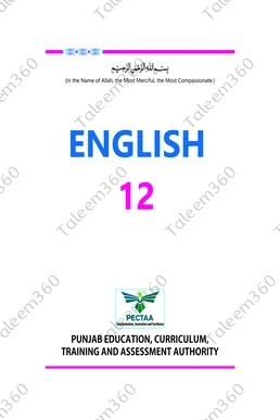 12th Class English New Text Book 2026-27 PDF (PECTAA)