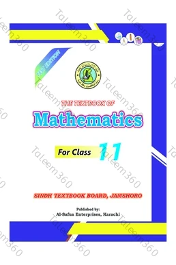 11th Class Mathematics Sindh Text Book PDF by STBB