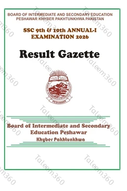 Peshawar Board 10th Class Result Gazette 2026 PDF (BISEP)
