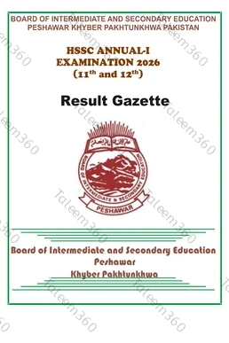 Peshawar Board 12th Class Result Gazette 2026 PDF (BISEP)