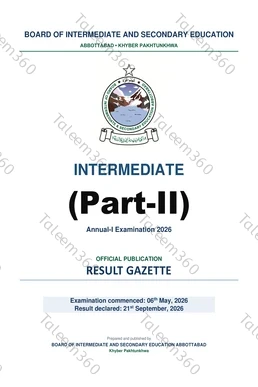 12th Class Result Gazette 2026 Abbottabad Board PDF (BISE ATD)