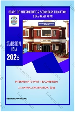12th Class Result 2026 Gazette PDF DG Khan Board (BISE DGK)